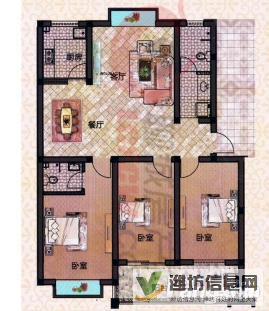 三友翡翠城 一樓帶大院 精裝修 配置齊全 拎包入住