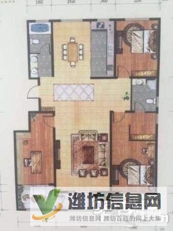 電梯洋房中央世家好樓層130平米的觀景好房,帶倉(cāng)庫(kù)