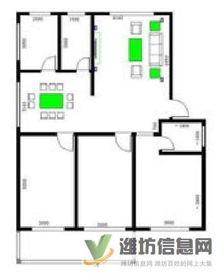 * * * 秋實小區帶車庫61.6萬