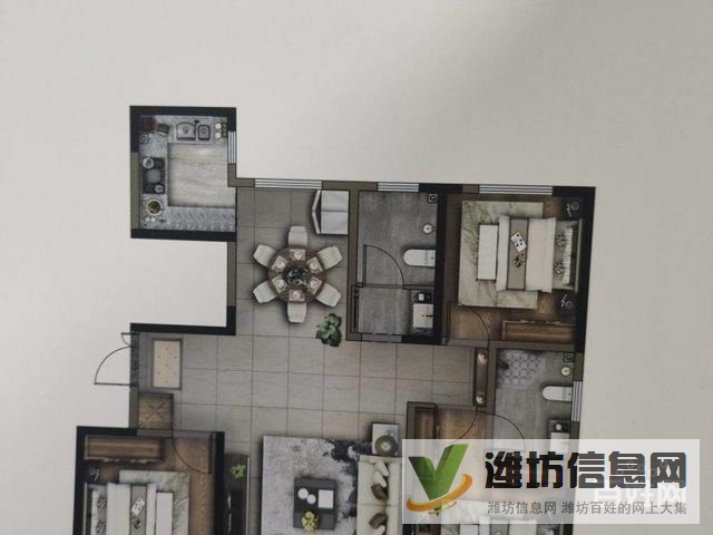 新二中近 魯豐盛世華庭 電梯洋房 三室 毛坯 看房隨時