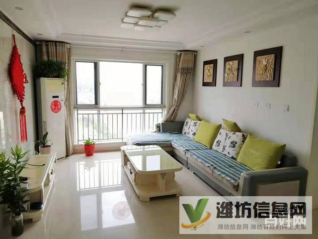 大華中央城豪華裝修3室帶地下大車庫家具家電齊全三塊空調