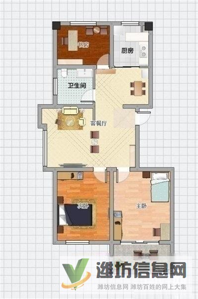 盛華園 精裝三居谷德北海近 有車位 金城怡景近出稅