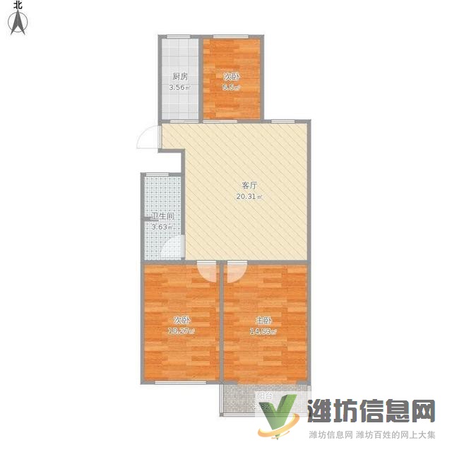 市北區(qū) 中央世家 電梯好房三室僅售43.8萬(wàn)