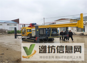 液壓公路護欄打樁機 全角度打孔一體機械 小型防汛護欄打樁機