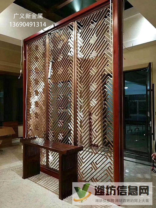 不銹鋼隔斷屏風裝飾