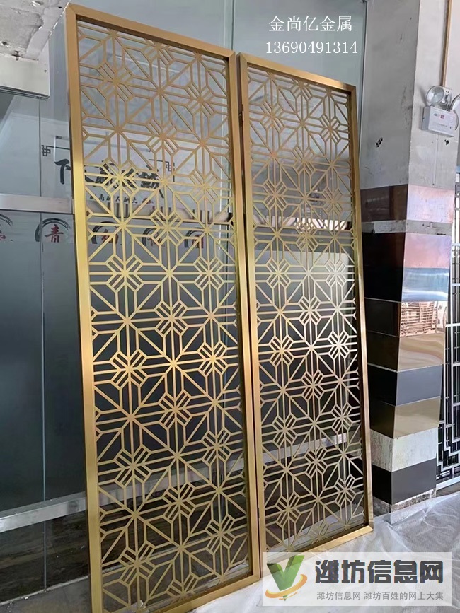 不銹鋼屏風優點 玄關不銹鋼屏風隔斷裝飾效果圖