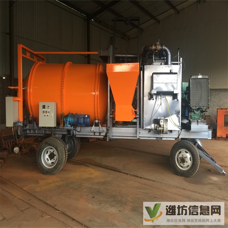 路面修補(bǔ)小型瀝青加熱拌合機(jī) 全自動瀝青混合料攪拌機(jī)